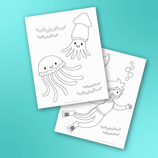 Ocean Coloring Pages For Kids