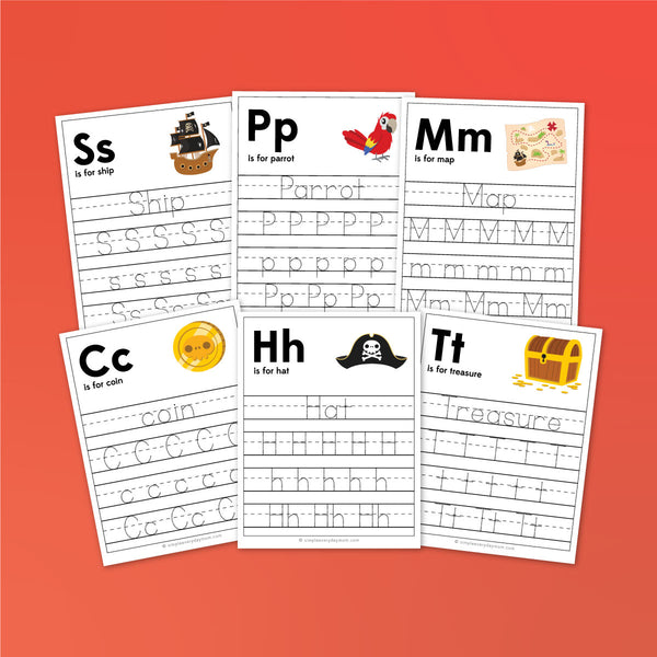 Pirate Worksheets For Kids