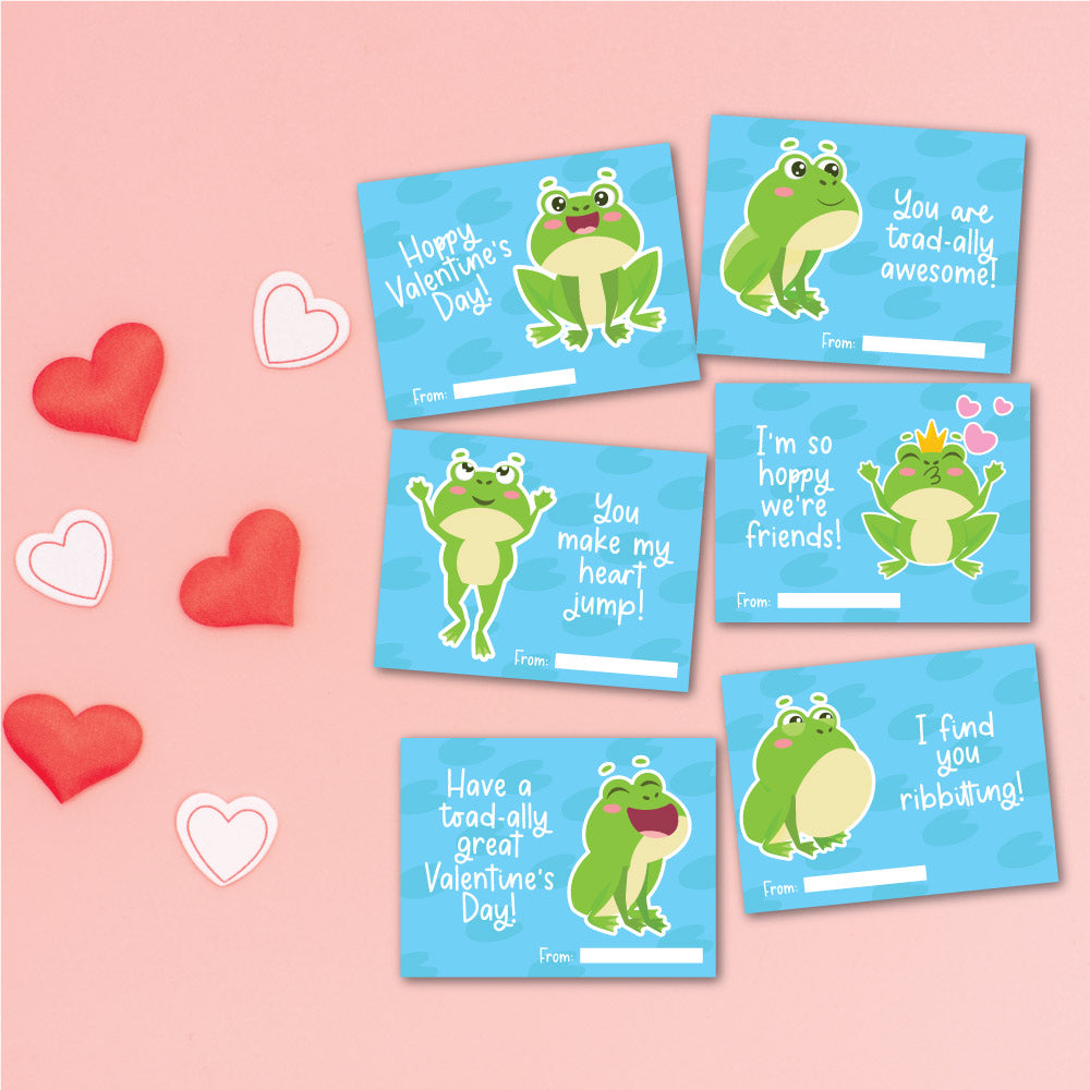 Frog Valentine Cards