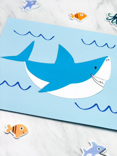 shark paper craft