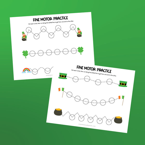 St. Patrick's Day Do A Dot Printables